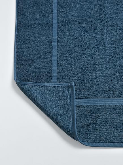 John Lewis Egyptian Cotton Bath Mat - view 2, Loch Blue