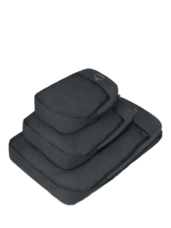 Osprey Ultralight Packing Cubes, Set of 3, Black, Black