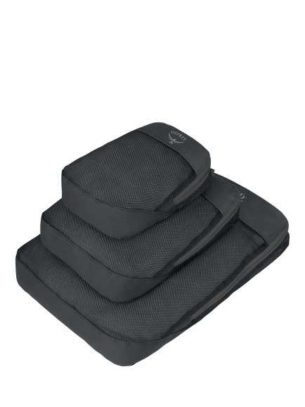 Osprey Ultralight Packing Cubes, Set of 3, Black, Black
