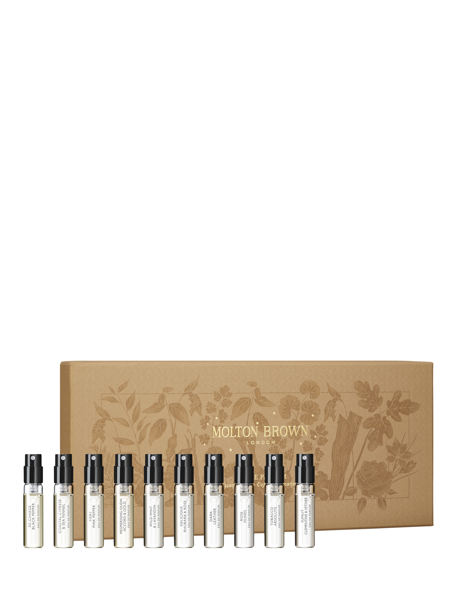 Molton Brown Eau de Parfum Discovery Fragrance Gift Set, 10 x 1.5ml