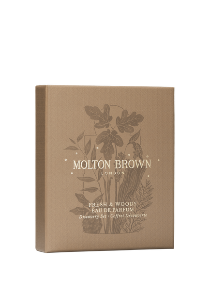 Molton Brown Fresh & Woody Eau de Parfum Discovery Fragrance Gift Set, 3 x 7.5ml - view 2, 