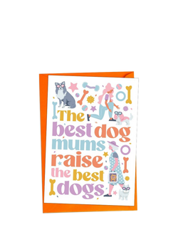 Scoff Paper Dog Mum Edible Mother's Day Card, Multi