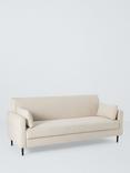 John Lewis ANYDAY Polly 3 Seater Sofa Bed, Dark Leg, Natural