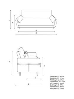 John Lewis ANYDAY Polly 3 Seater Sofa Bed, Dark Leg, Natural - view 2, Natural