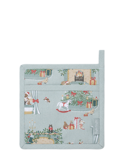 Sophie Allport Cosy Christmas Pot Grab, Green, Green