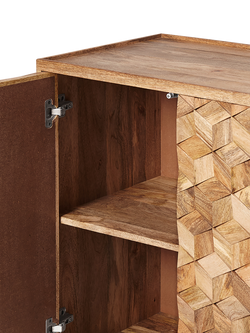 Swoon Terning Cabinet, Light Brown - view 2, Brown Light