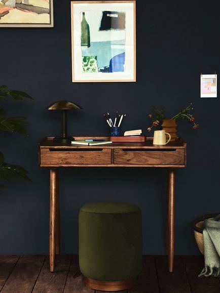 Swoon Southwark Desk, Dark Brown - view 2, Dark Brown