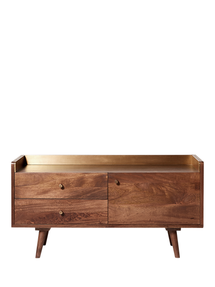 Swoon Fresco Media Unit, Light Brown, Light Brown