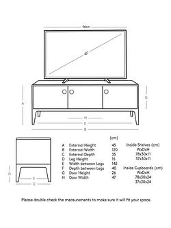 Swoon Nyhavn Media Unit, Light Brown - view 2, Light Brown