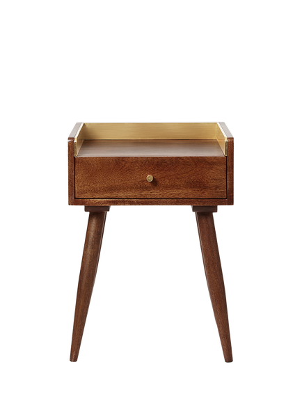 Swoon Fresco Side Table, Light Brown, Light Brown