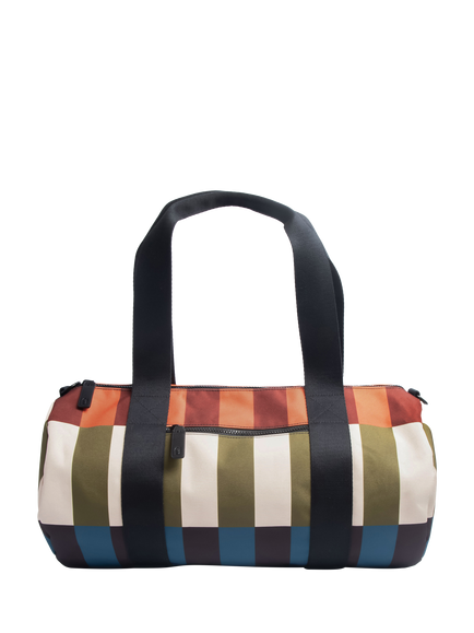 Gardner Multi Stripe Barrel Gym Bag, Multi, Multi