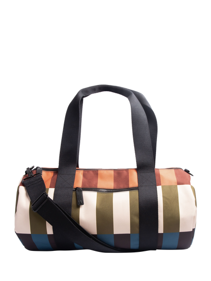 Gardner Multi Stripe Barrel Gym Bag, Multi - view 2, Multi