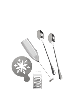 Tala Christmas Hot Chocolate Accessories Set - view 2, Red/Silver