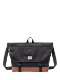 Herschel Supply Co. Cove Messenger Bag, Black/Saddle Brown