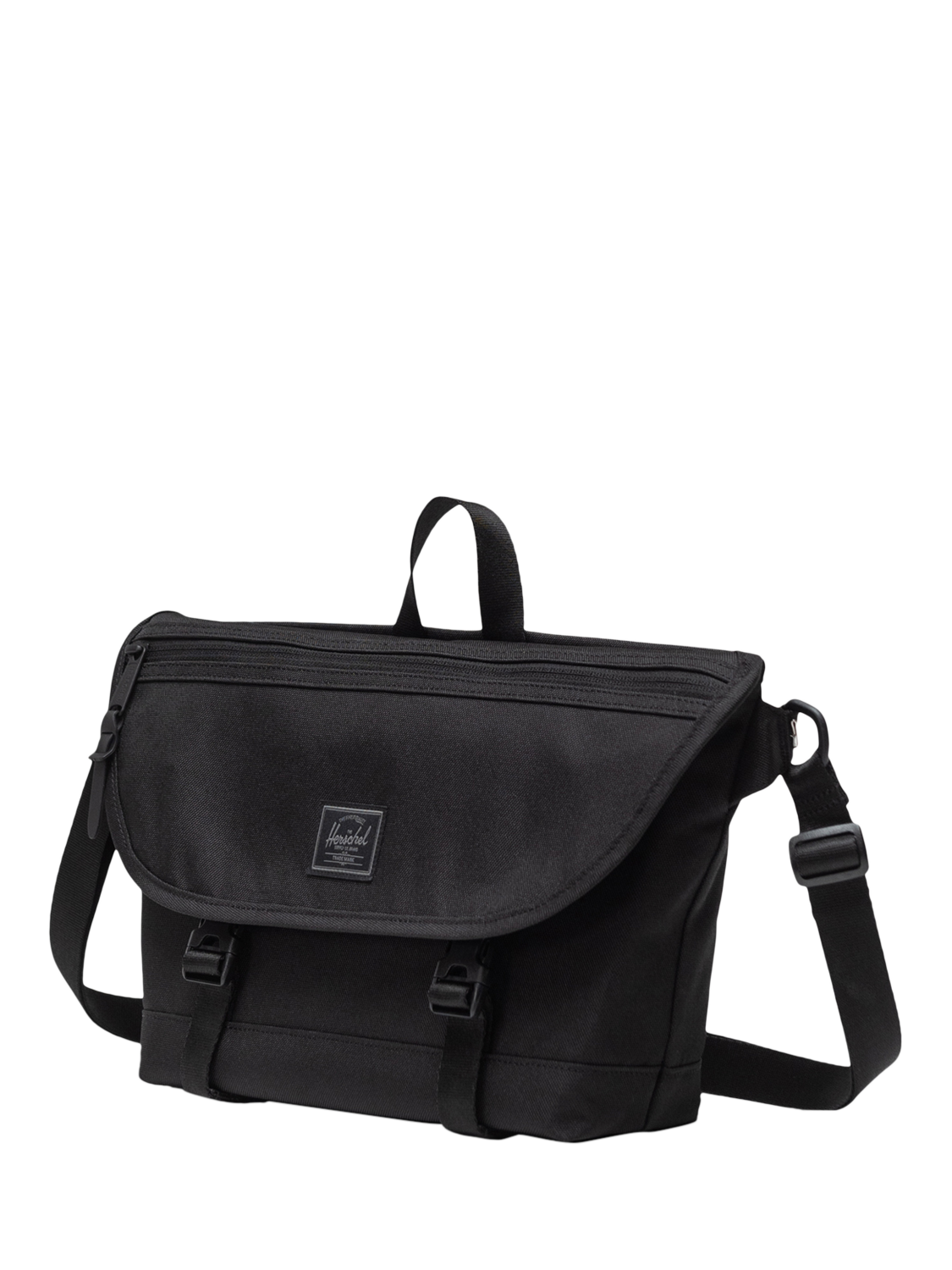 Product image 3 of 4, which shows Herschel Supply Co. Cove Small Messenger Bag, Black Tonal
