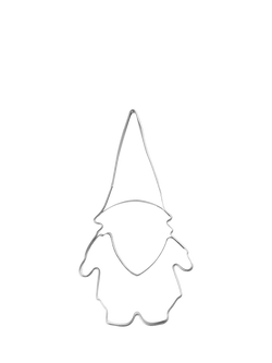 Tala Christmas Gonk Cookie Cutter - view 2, Red/Silver