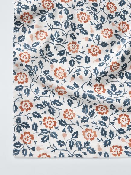 John Lewis Farmhouse Floral Print Cotton Tablecloth, 180 x 140cm, Multi - view 2, 