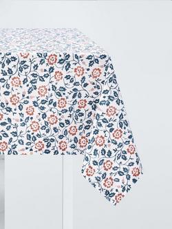 John Lewis Farmhouse Floral Print Cotton Tablecloth, 250 x 160cm, Multi, Multi