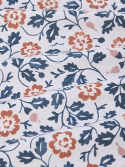 John Lewis Farmhouse Floral Print Cotton Tablecloth, 250 x 160cm, Multi - view 2, Multi