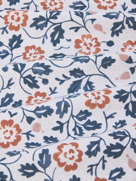 John Lewis Farmhouse Floral Print Cotton Tablecloth, 250 x 160cm, Multi - view 2, Multi
