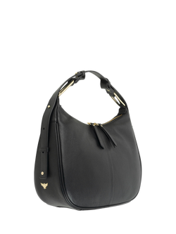 Apatchy London Charlie Leather Shoulder Bag - view 2, Black