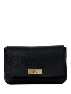 Apatchy London Leather The Maisie Crossbody Bag, Black