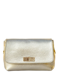 Apatchy London Leather The Maisie Crossbody Bag, Gold