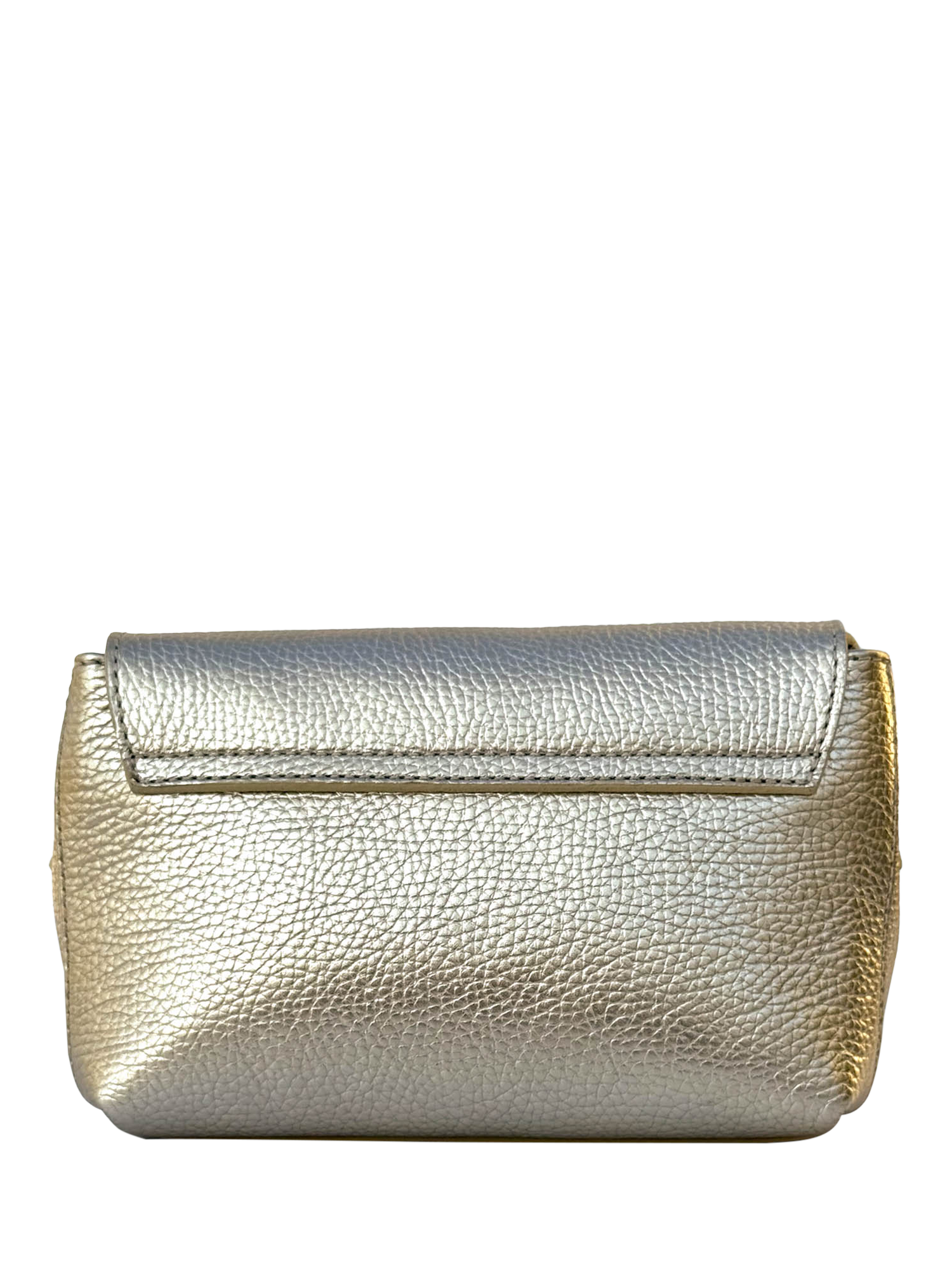 Product image 3 of 6, which shows Apatchy London Leather The Maisie Crossbody Bag, Gold