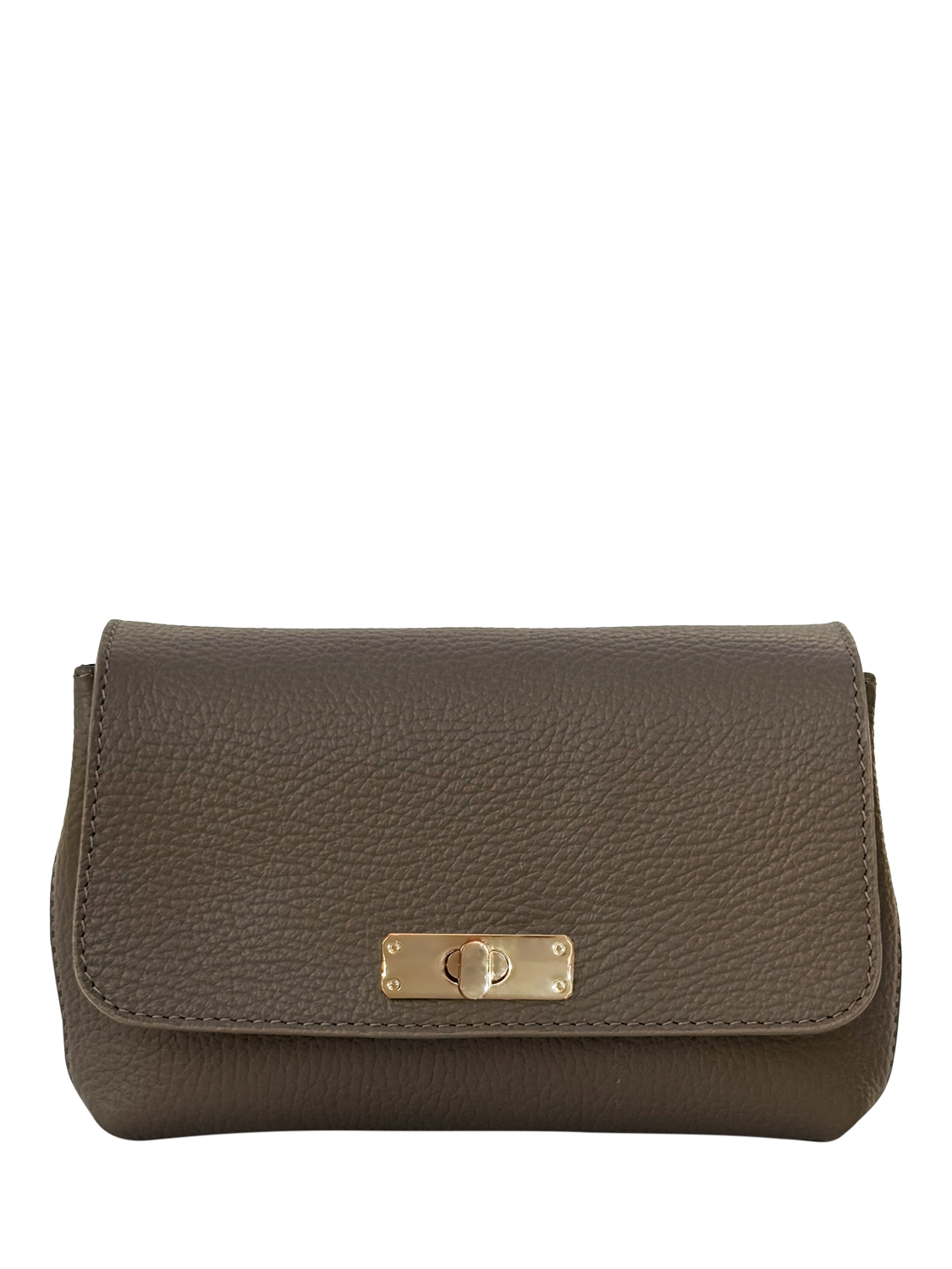 Product image 1 of 7, which shows Apatchy London Leather The Maisie Crossbody Bag, Mink