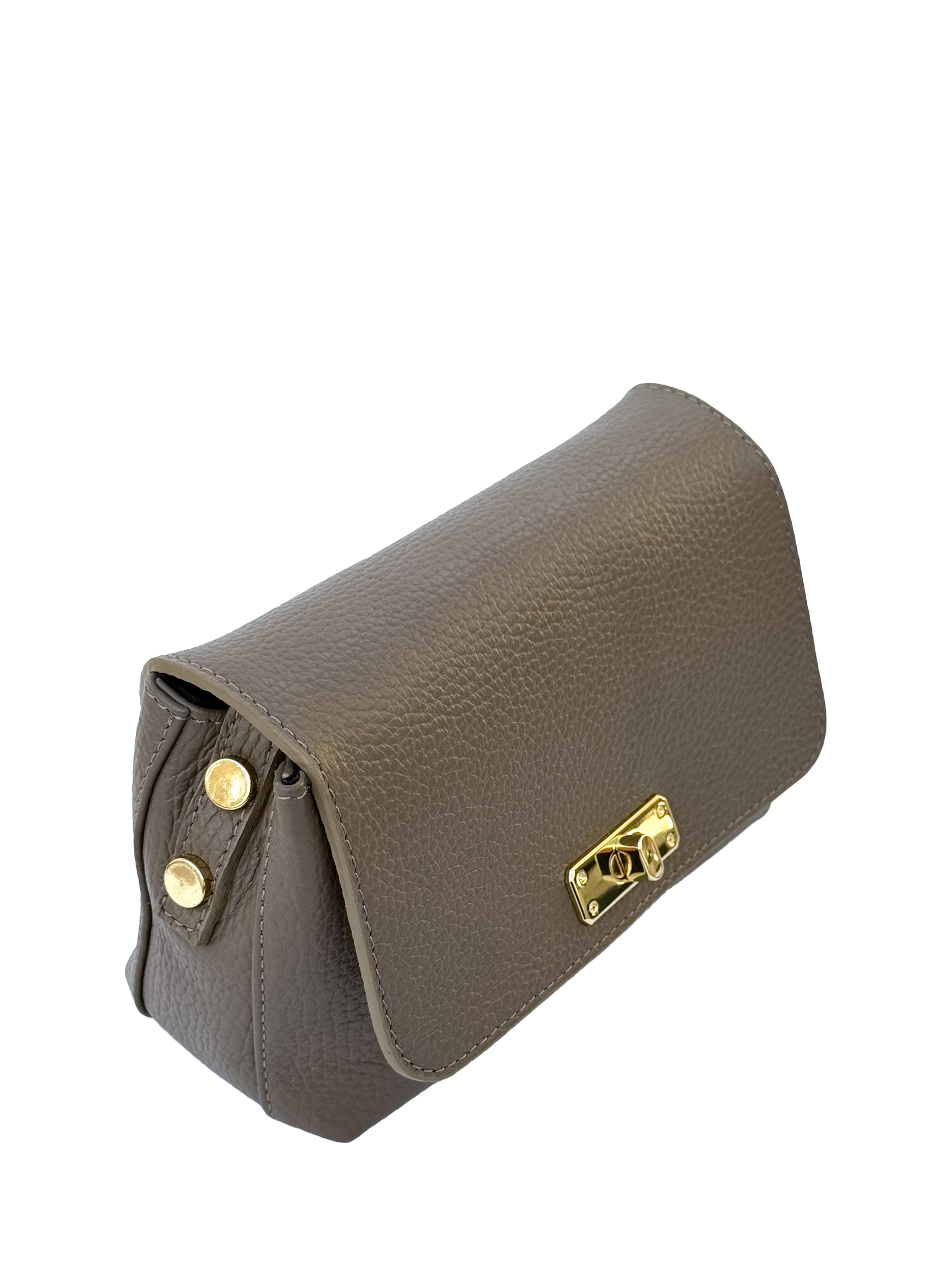 Product image 4 of 7, which shows Apatchy London Leather The Maisie Crossbody Bag, Mink