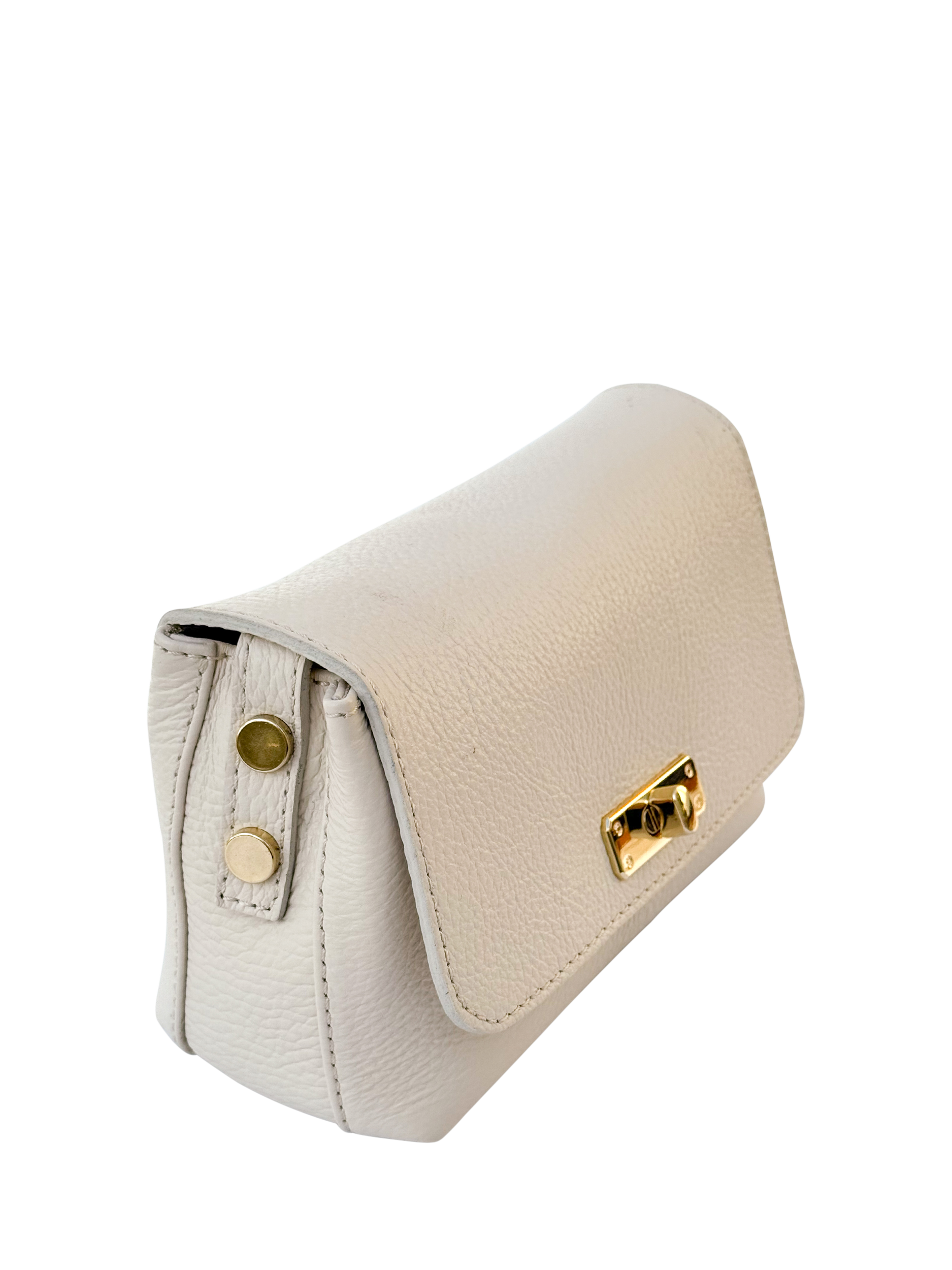 Product image 3 of 7, which shows Apatchy London Leather The Maisie Crossbody Bag, Stone