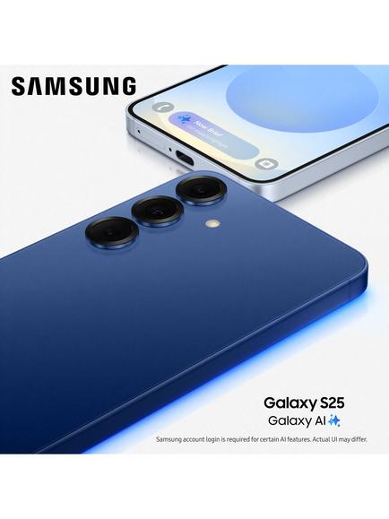 Samsung Galaxy S25 Smartphone, 12GB RAM, 6.2”, Galaxy AI, 5G, SIM Free - view 2, Icyblue