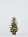 John Lewis Basket Pre-lit Christmas Tree, 4.5ft