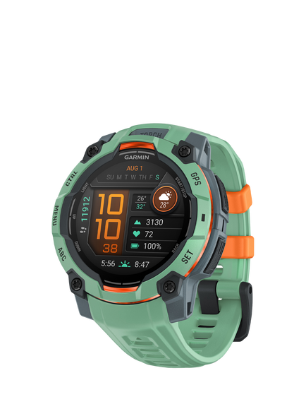 Garmin Instinct 3 Rugged GPS Smartwatch, 45mm, Neo Tropic, Neo Tropic