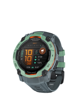Garmin Instinct 3 Rugged GPS Smartwatch, 50mm, Neo Tropic, Neo Tropic
