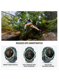 Garmin Instinct 3 Rugged GPS Smartwatch, 50mm, Neo Tropic - view 2, Neo Tropic