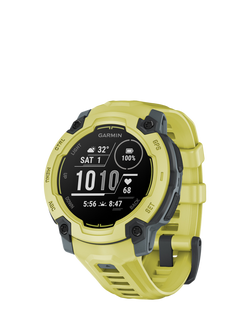 Garmin Instinct E Rugged GPS Smartwatch, 45mm, Electric Lime, Electric Lime