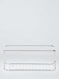 John Lewis Metal Shoe Rack, Chrome