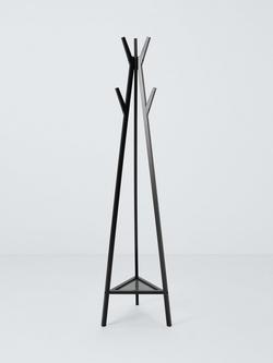 John Lewis Poly Rattan and Bamboo Coat Stand, Black - view 2, 