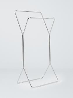 John Lewis Metal Clothes Rail, Chrome, 