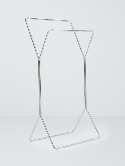 John Lewis Metal Clothes Rail, Chrome, 