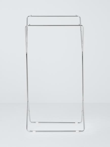 John Lewis Metal Clothes Rail, Chrome - view 2, 