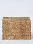 John Lewis Bulrush Lidded Trunk, Natural, Extra Large