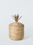 John Lewis Bulrush Pineapple Lidded Storage Box, Natural