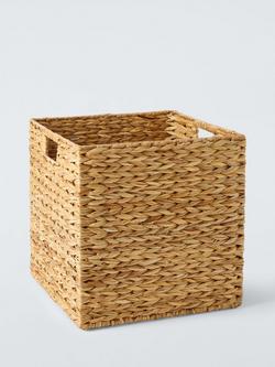 John Lewis Bulrush Storage Cube, Natural, 