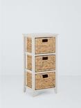 John Lewis Pine and Bulrush Shelving Unit, Linen