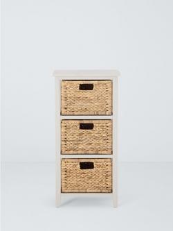 John Lewis Pine and Bulrush Shelving Unit, Linen - view 2, 