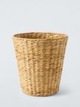 John Lewis Bulrush Waste Paper Bin, Natural