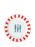 Talking Tables Bon Appetit Fish Enamel Plate, 20cm, Multi
