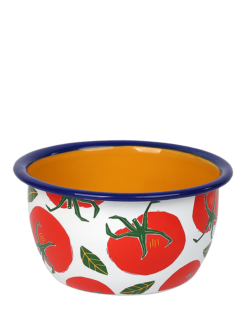 Talking Tables Bon Appetit Tomato Enamel Bowl, 13cm, Multi